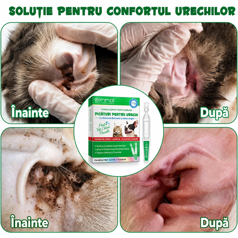 Solutie de Curatare Urechi Caini si Pisici
