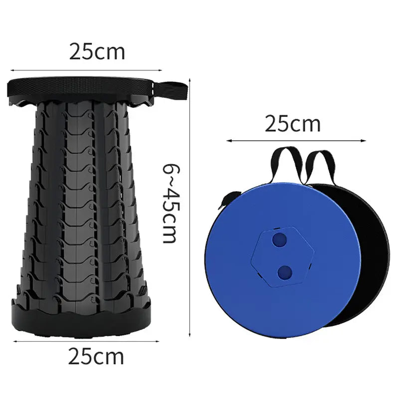 Scaun telescopic pliabil, portabil